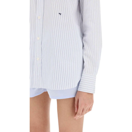 Striped Poplin Shirt HOMME GIRLS JOHN JULIA.