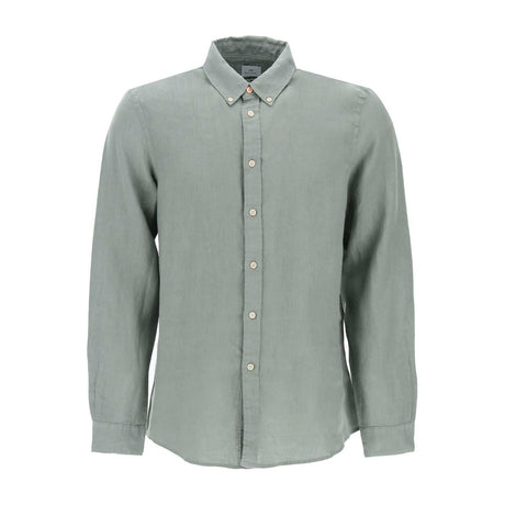 Linen Button-Down Shirt PS PAUL SMITH JOHN JULIA.