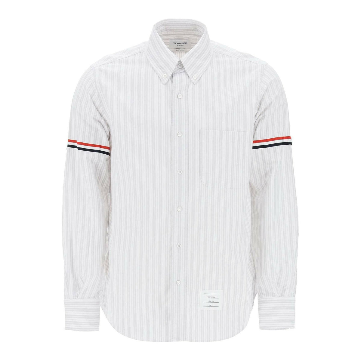 Thom Browne Striped Oxford Shirt - JOHN JULIA