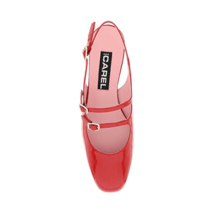 Patent Leather Pêche Slingback Mary Jane CAREL JOHN JULIA.