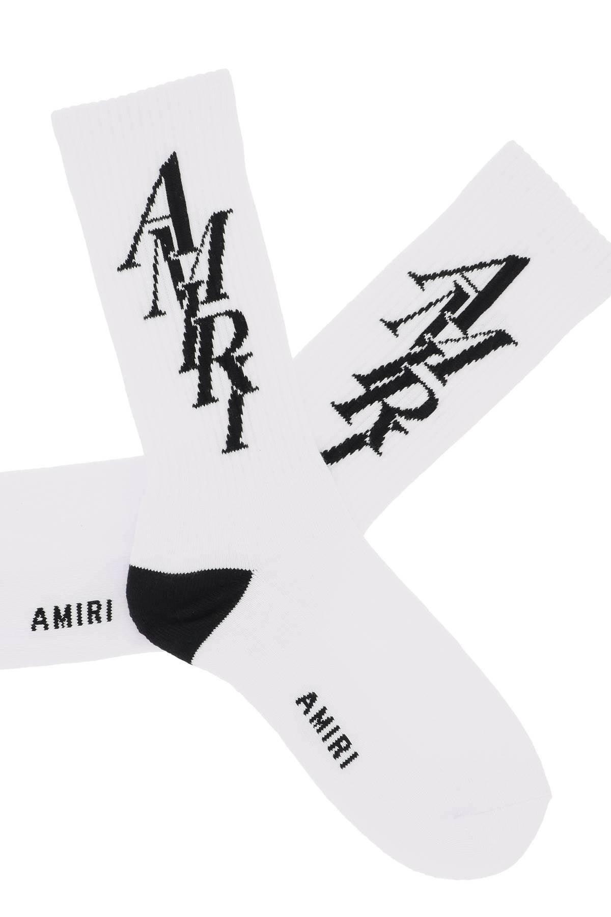 Amiri Stack Logo Socks - JOHN JULIA