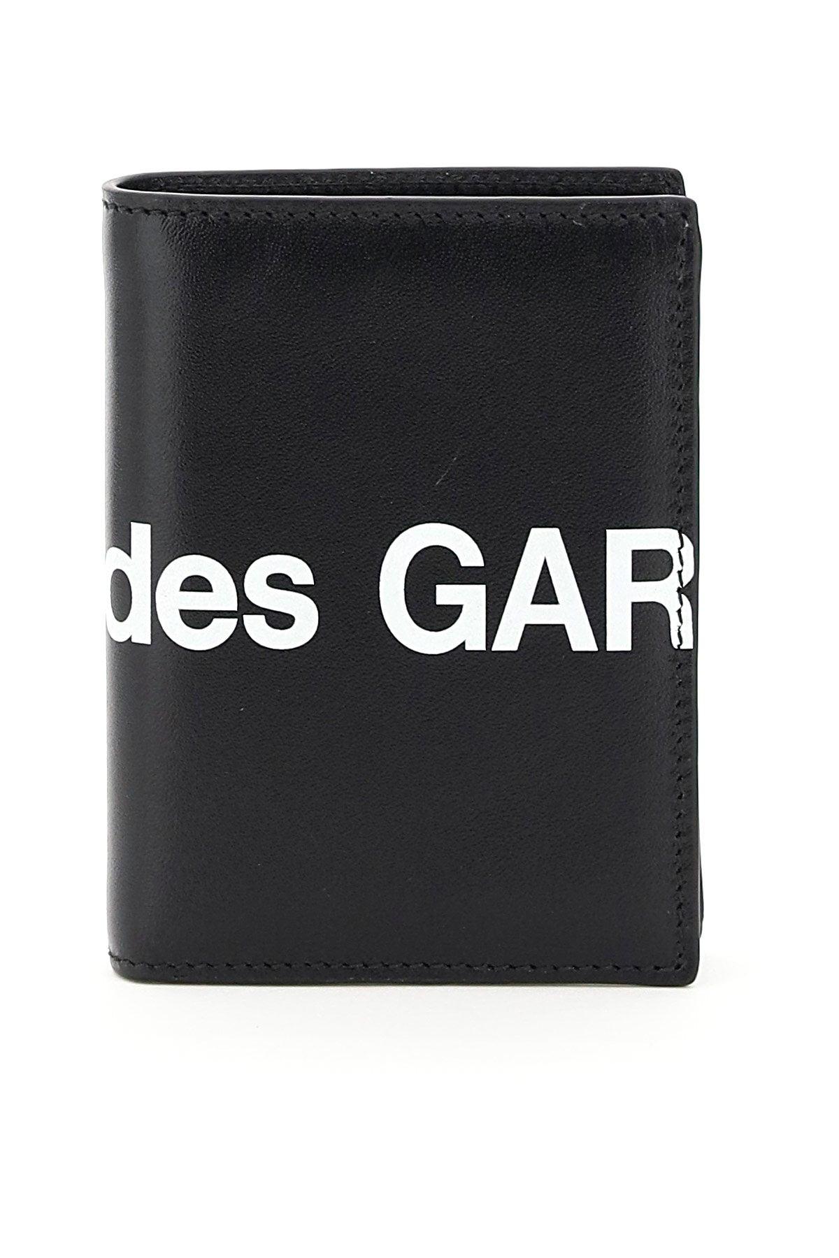 Comme Des Garcons Wallet Small Bifold Wallet With Huge Logo