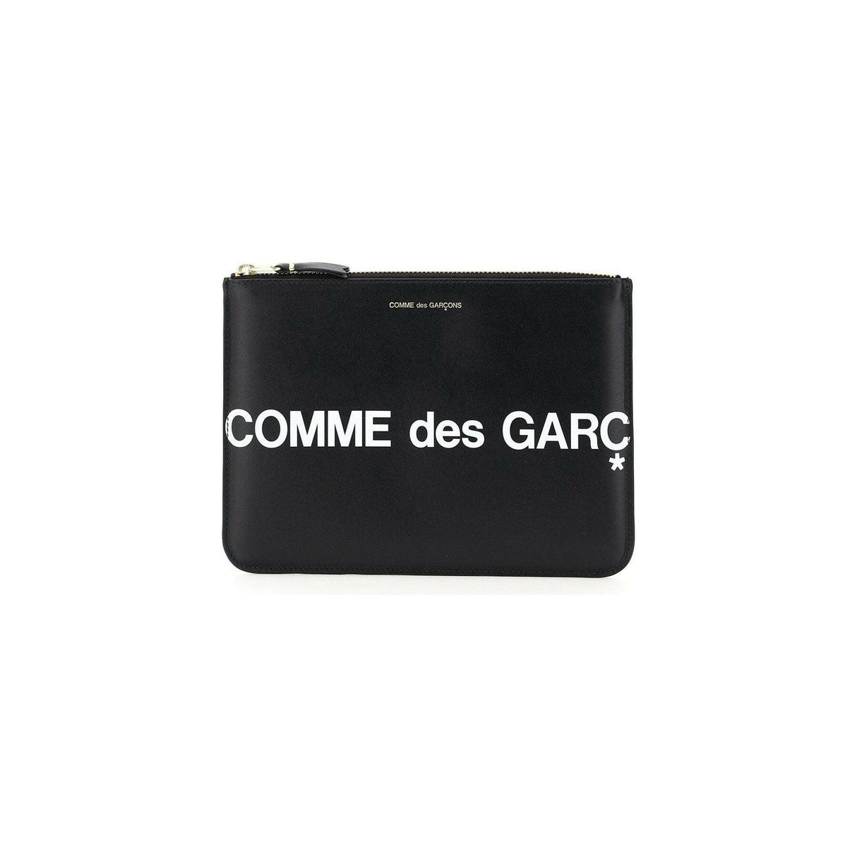 Leather Pouch With Logo COMME DES GARCONS WALLET JOHN JULIA.