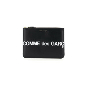 Leather Pouch With Logo COMME DES GARCONS WALLET JOHN JULIA.