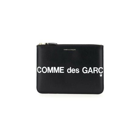 Leather Pouch With Logo COMME DES GARCONS WALLET JOHN JULIA.