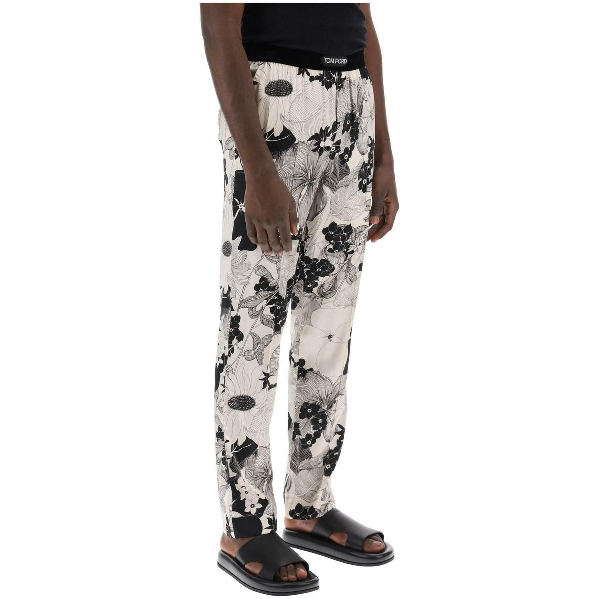 Tom Ford Pajama Pants In Floral Silk - JOHN JULIA