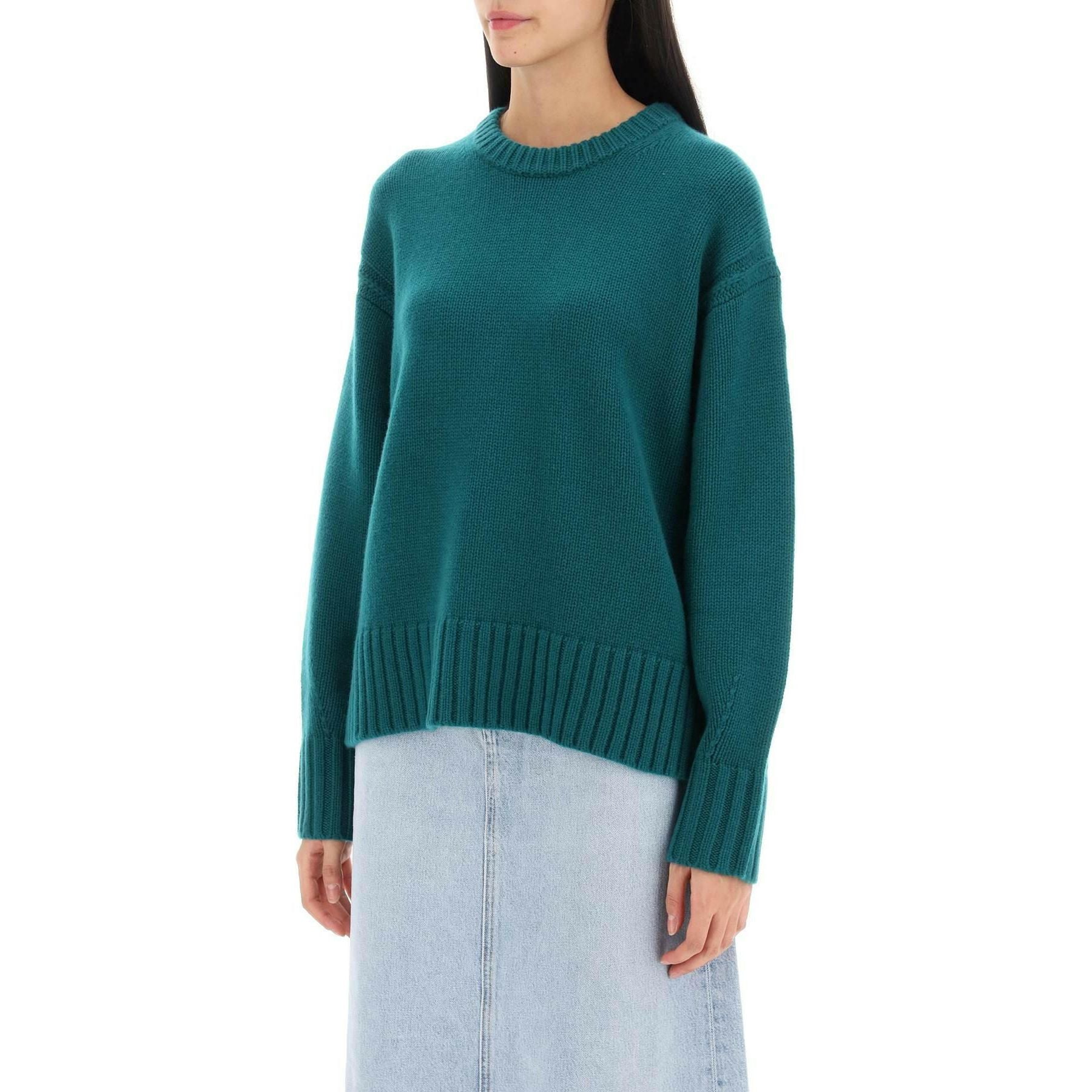 Crew Neck Sweater In Cashmere GUEST IN RESIDENCE JOHN JULIA.