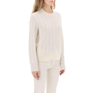 Twin Cable Cashmere Sweater GUEST IN RESIDENCE JOHN JULIA.