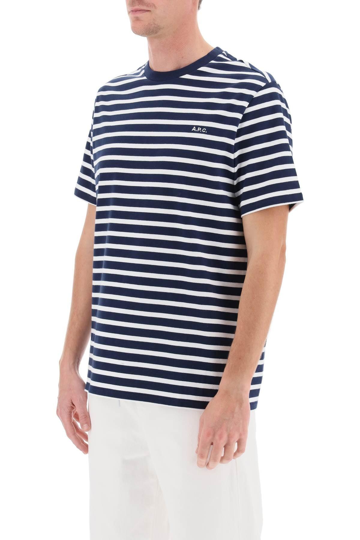 A.P.C. Emilien Striped T Shirt - JOHN JULIA
