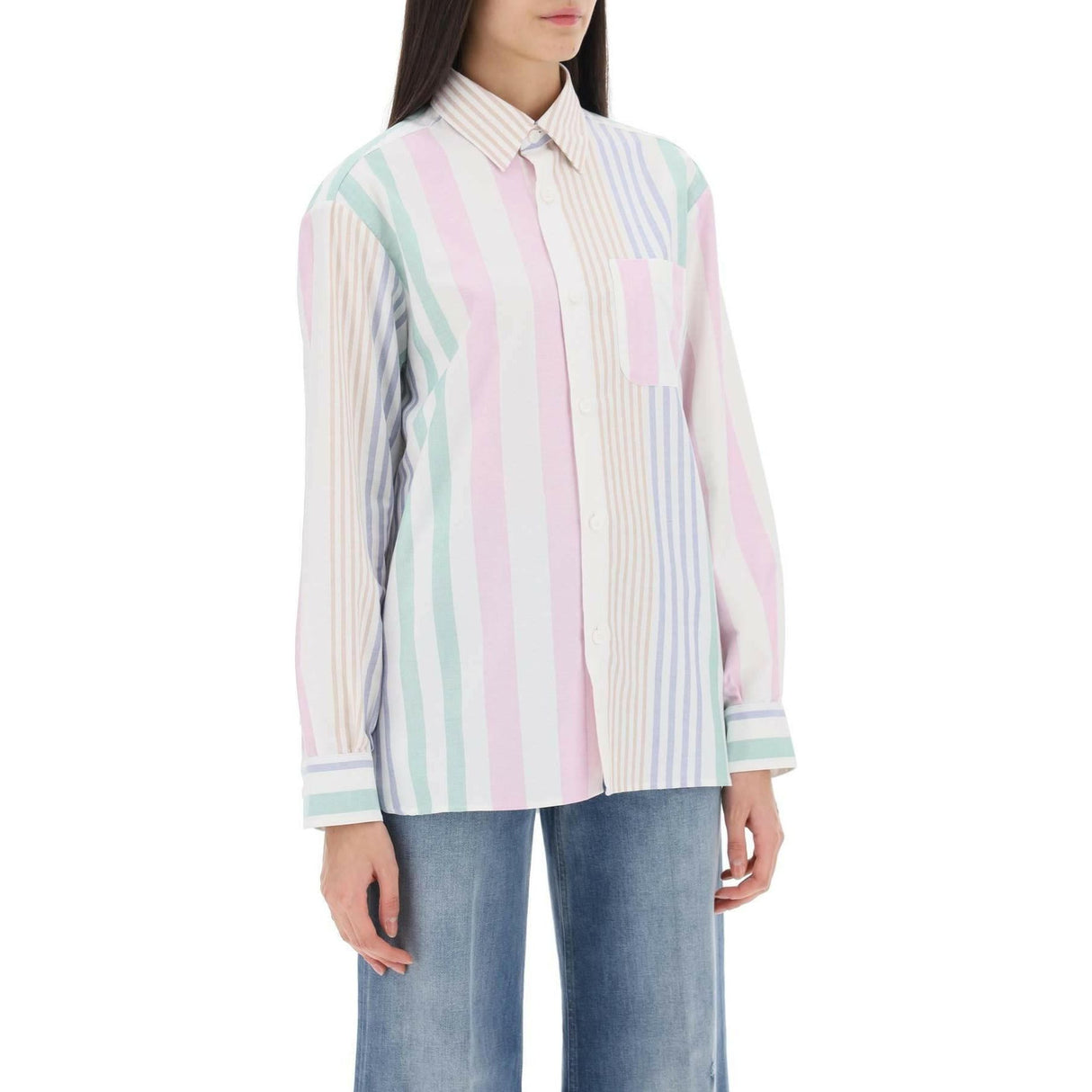 Sela Striped Oxford Shirt A.P.C. JOHN JULIA.