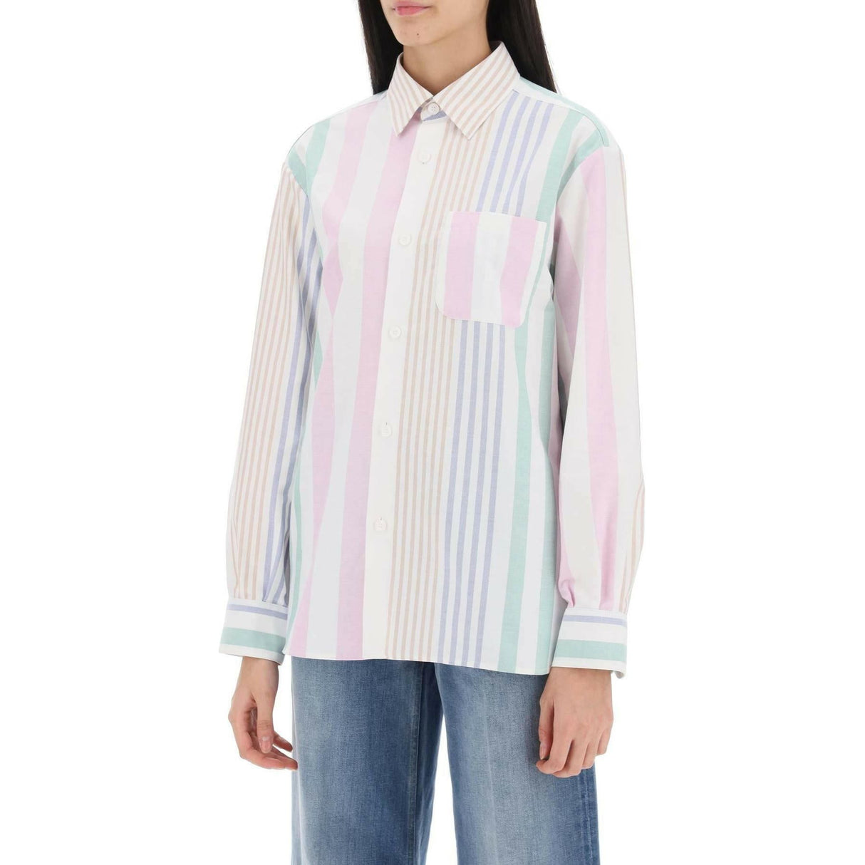 Sela Striped Oxford Shirt A.P.C. JOHN JULIA.