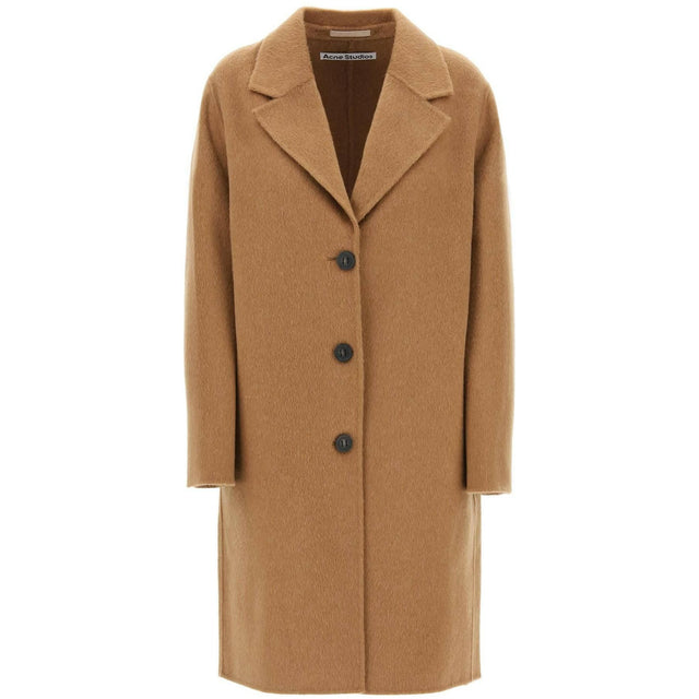 Camel Beige Coat made from Responsible Wool ACNE STUDIOS JOHN JULIA.