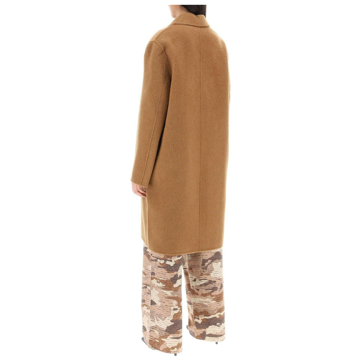 Camel Beige Coat made from Responsible Wool ACNE STUDIOS JOHN JULIA.