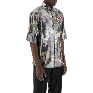 x Per B. Sundberg Print Laminated Short Sleeved Shirt ACNE STUDIOS JOHN JULIA.