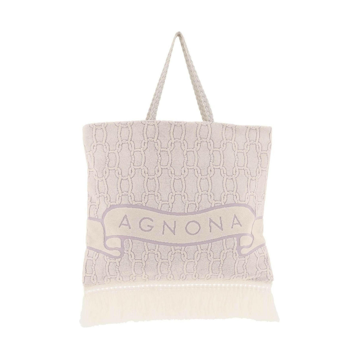 Agnona Cotton Tote Bag - JOHN JULIA