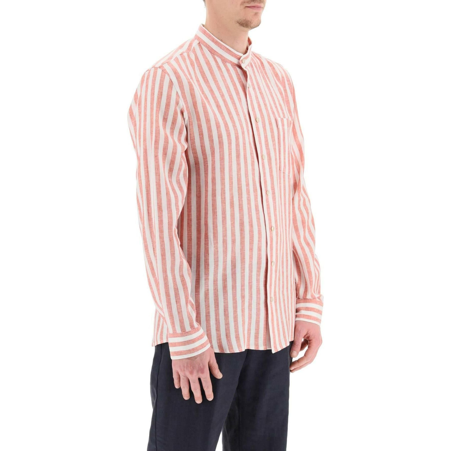 Striped Linen Shirt AGNONA JOHN JULIA.