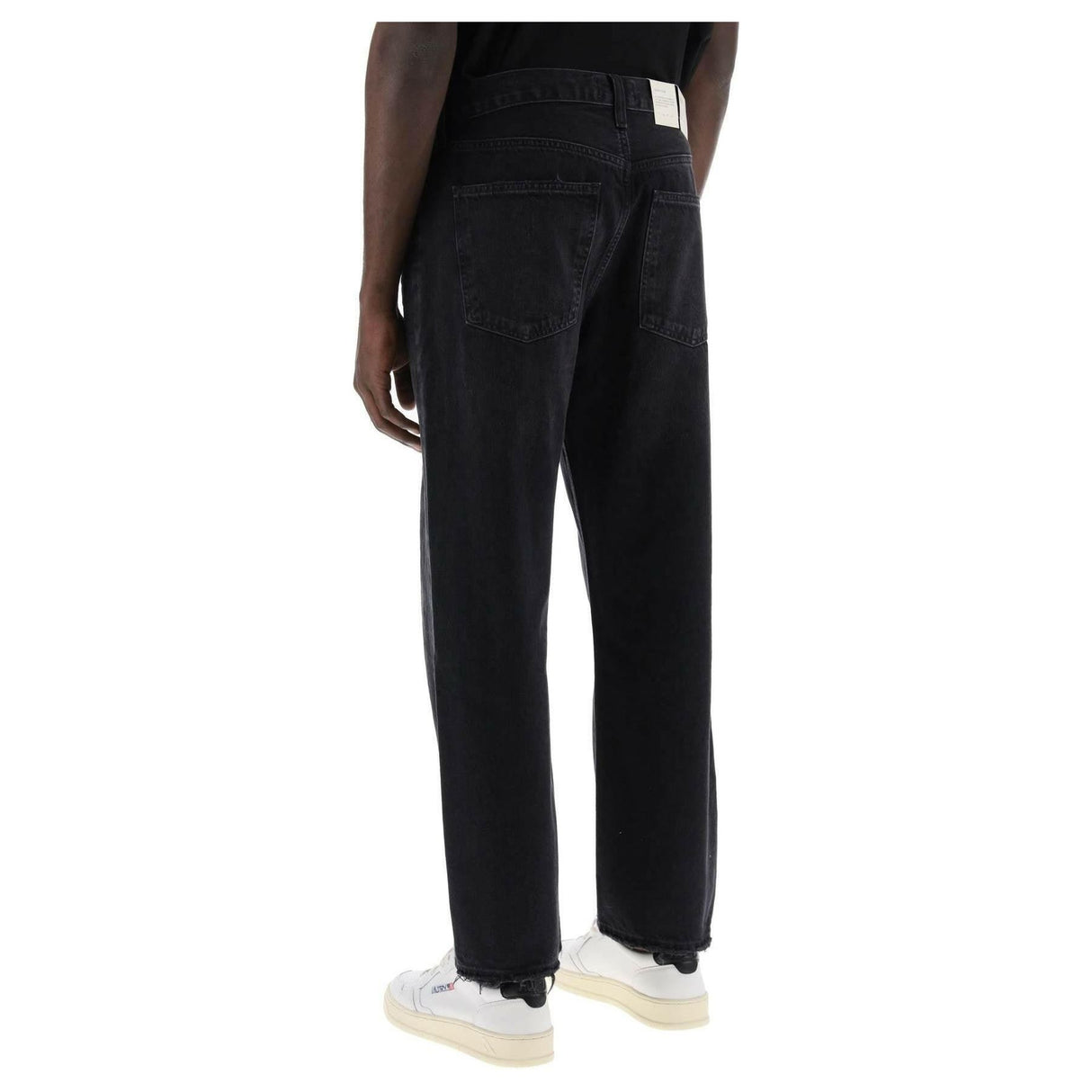 Organic Cotton 90's Jean in Tar AGOLDE JOHN JULIA.