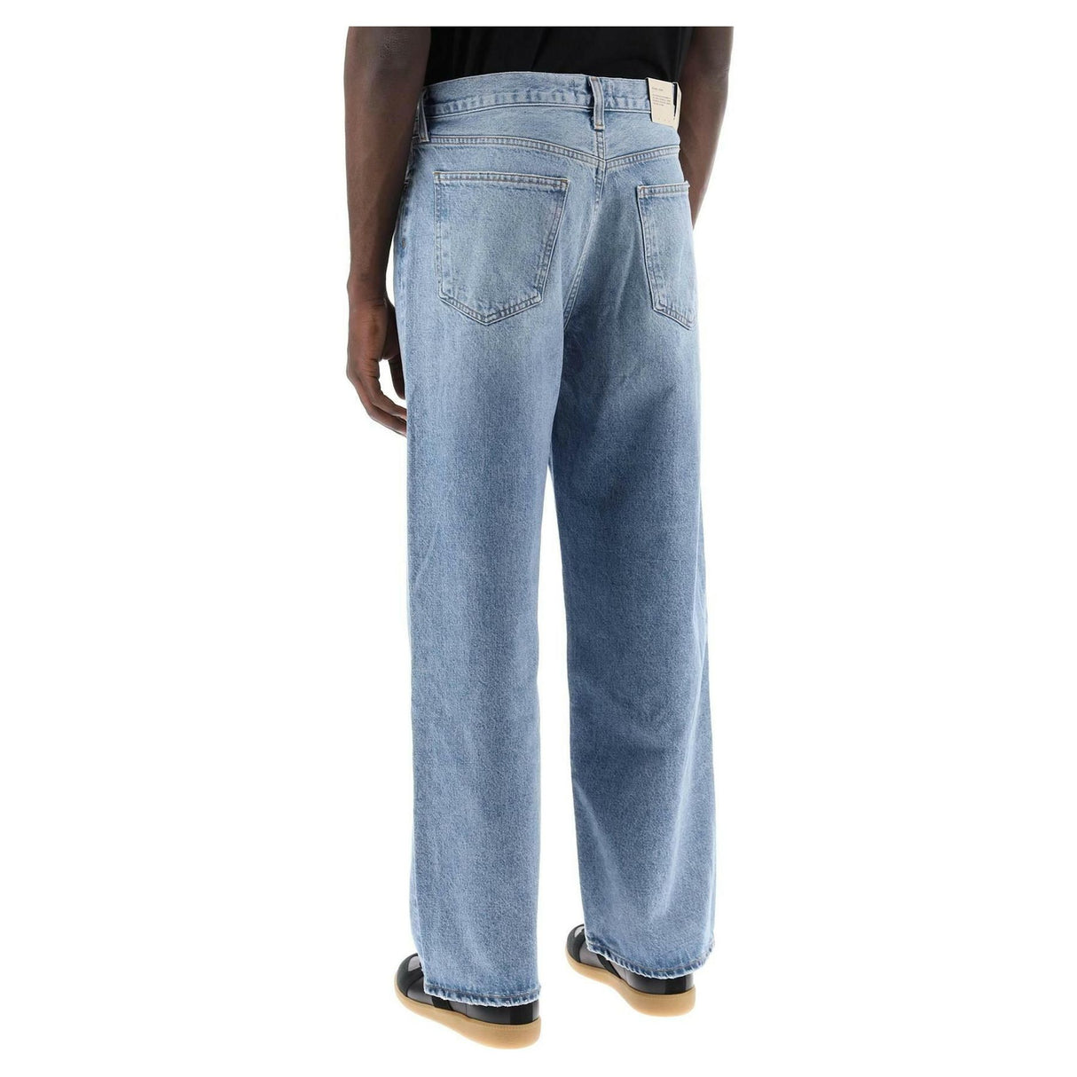 Organic-Cotton Blend Low Slung Baggy Jeans AGOLDE JOHN JULIA.