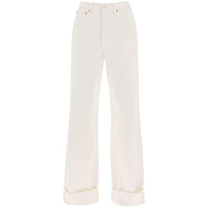 Organic Cotton Dame High Rise Wide-Leg Jeans AGOLDE JOHN JULIA.