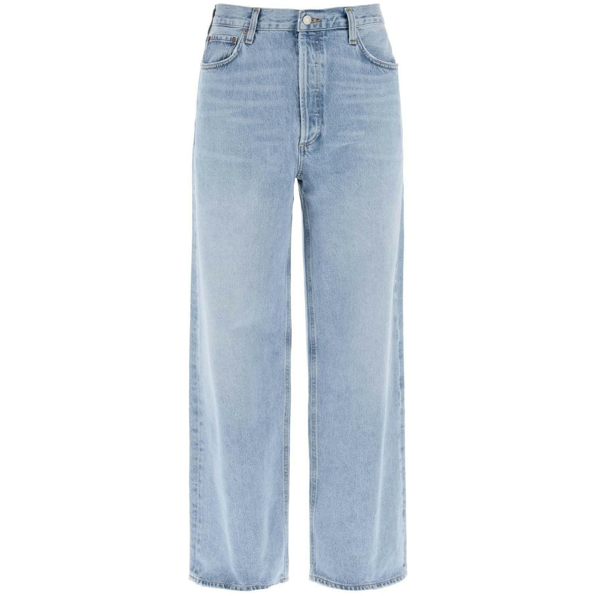 Regenerated Cotton-Blend Low Slung Baggy Jeans in Harmony AGOLDE JOHN JULIA.