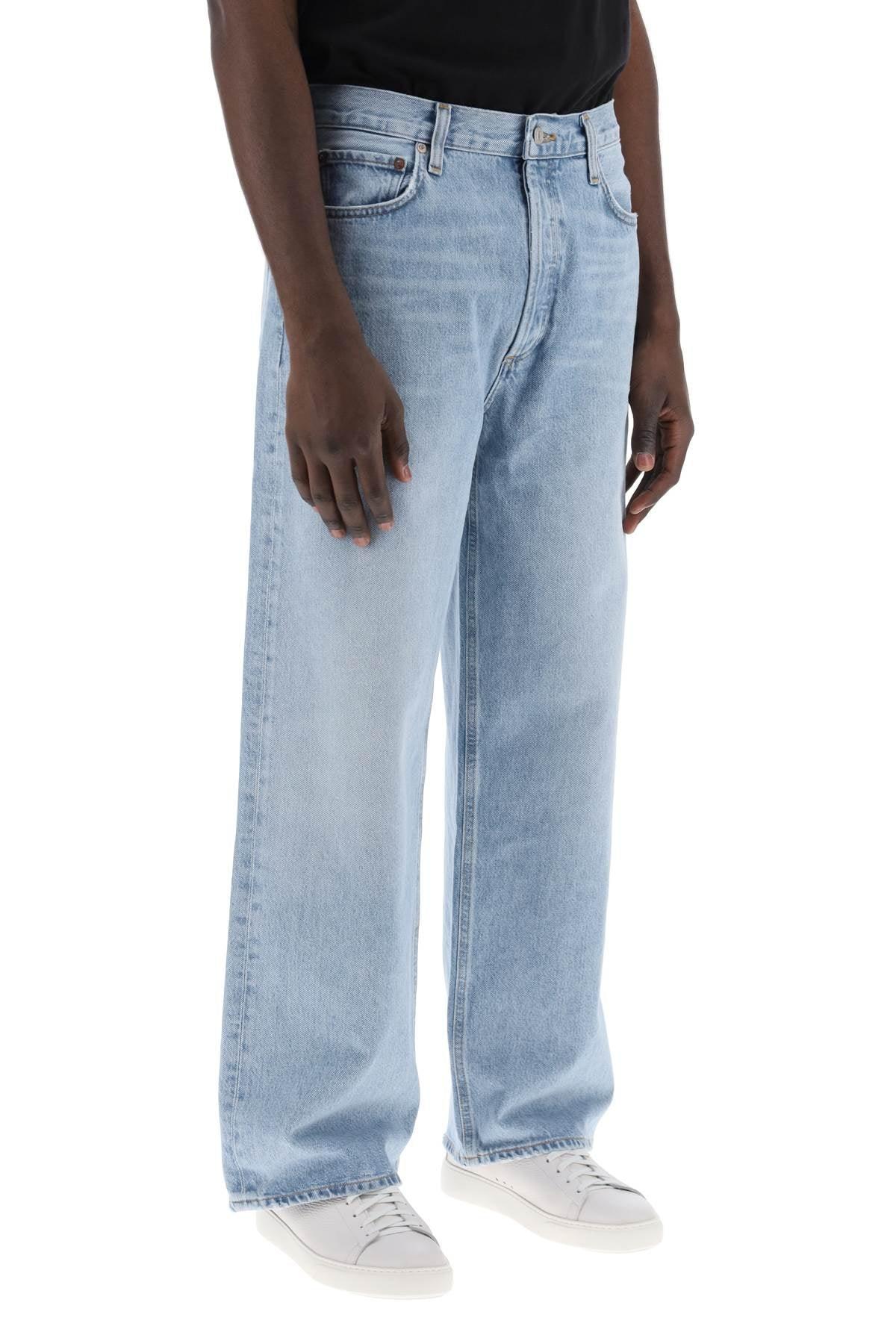 Agolde Regenerated Cotton-Blend Low Slung Baggy Jeans in Harmony - JOHN JULIA