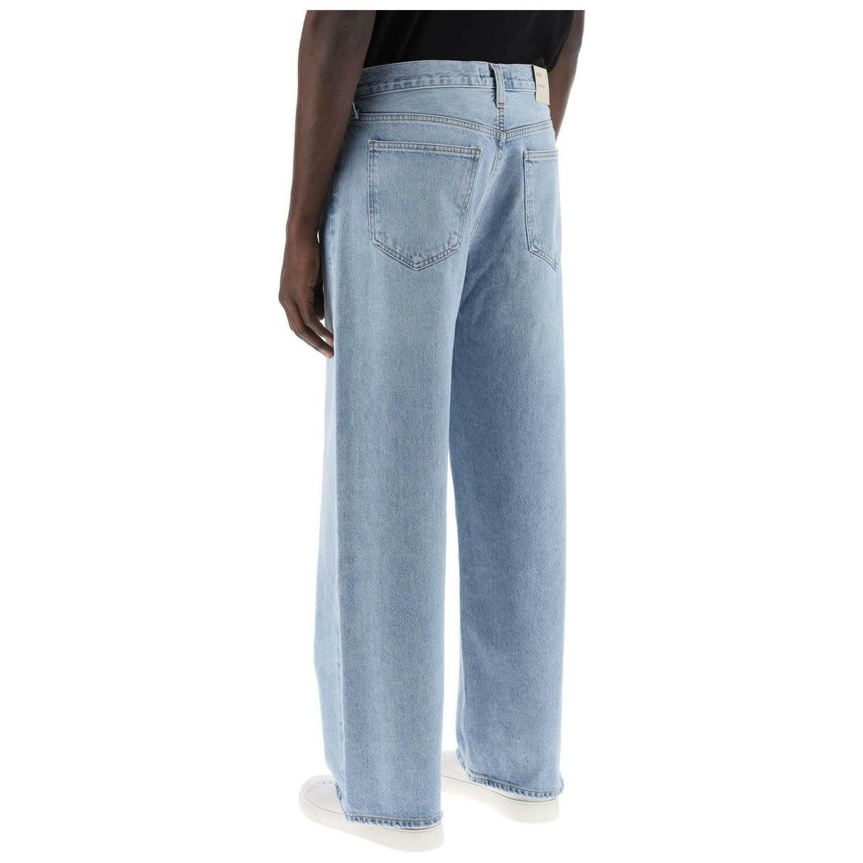 Regenerated Cotton-Blend Low Slung Baggy Jeans in Harmony AGOLDE JOHN JULIA.