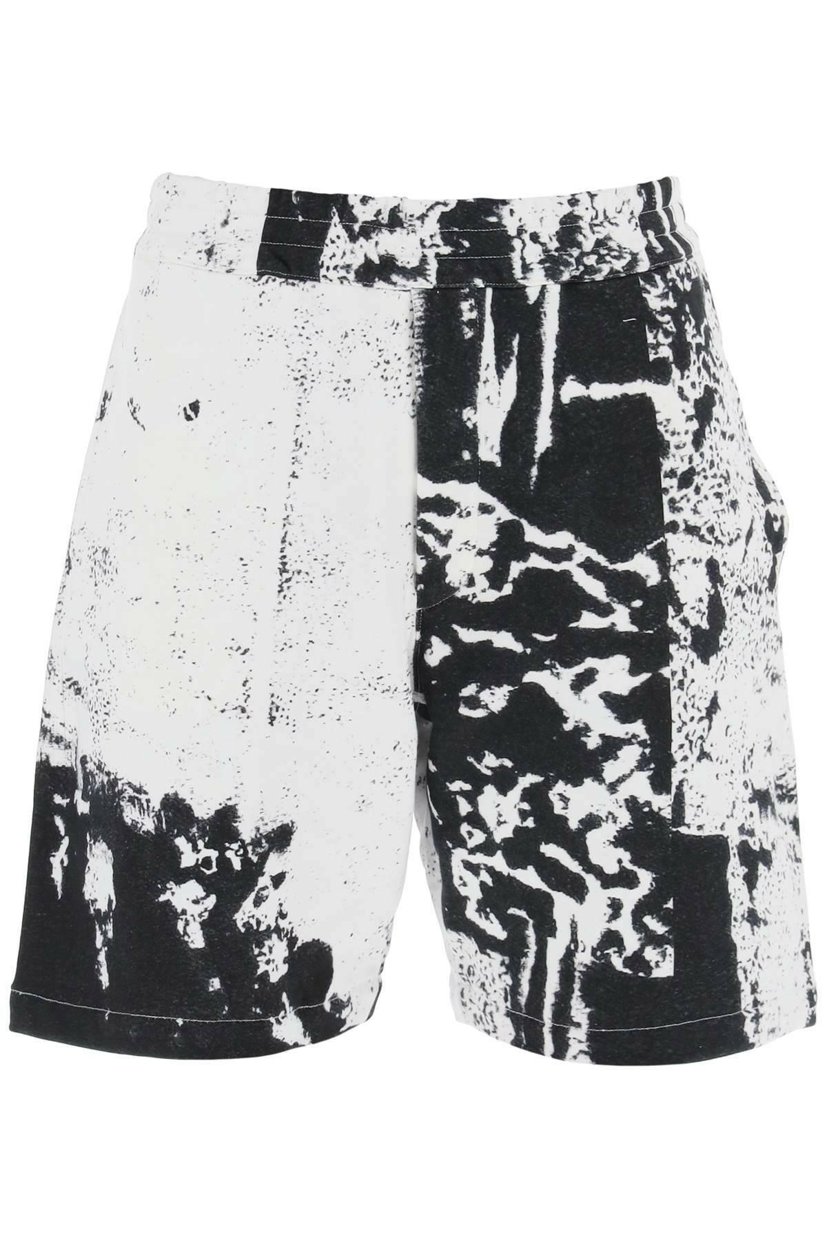 Alexander Mcqueen Fold Print Sweat Shorts - JOHN JULIA