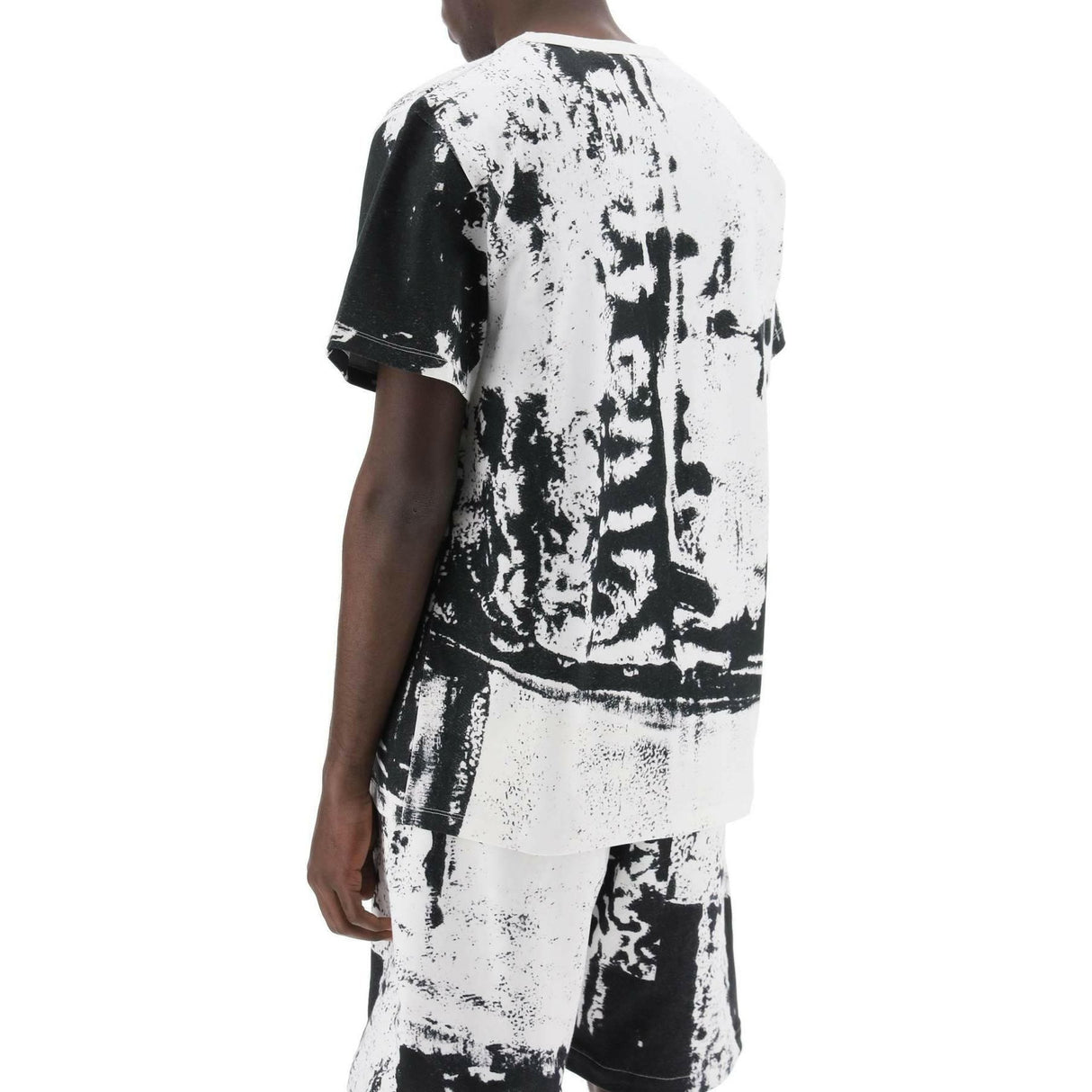 Fold Print T-Shirt ALEXANDER MCQUEEN JOHN JULIA.