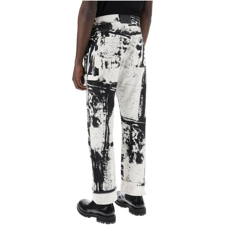 Fold Print Workwear Jeans ALEXANDER MCQUEEN JOHN JULIA.