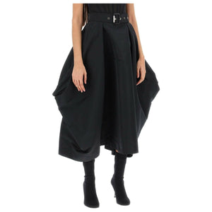 Peg Top Skirt In Polyfaille ALEXANDER MCQUEEN JOHN JULIA.