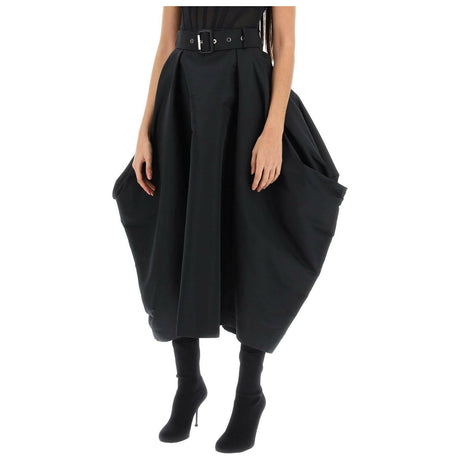 Peg Top Skirt In Polyfaille ALEXANDER MCQUEEN JOHN JULIA.