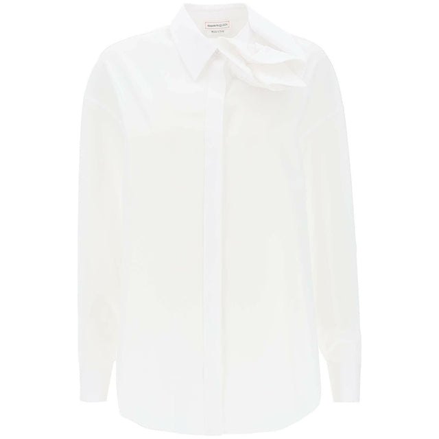 Shirt With Orchid Detail ALEXANDER MCQUEEN JOHN JULIA.