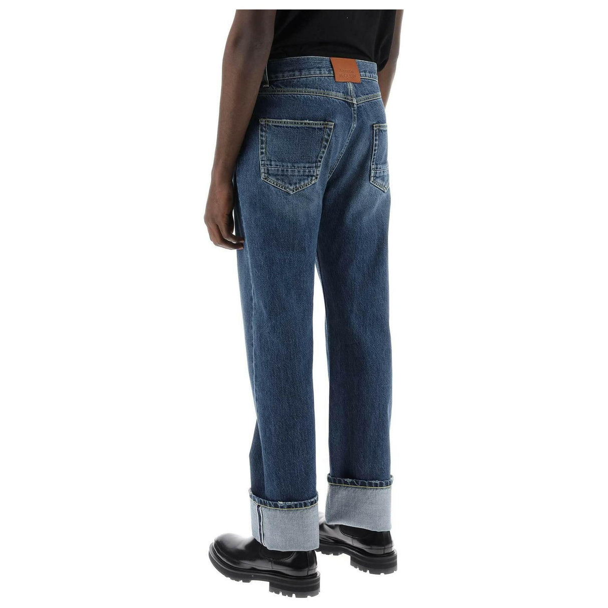 Straight-Fit Jeans In Selvedge Denim ALEXANDER MCQUEEN JOHN JULIA.