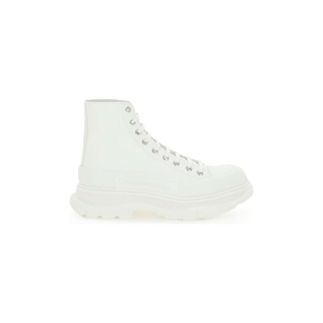 Tread Sleek High-Top Snekaers ALEXANDER MCQUEEN JOHN JULIA.