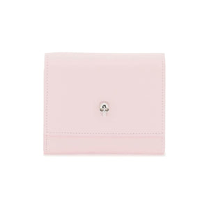 Venus Pink Compact Skull Wallet ALEXANDER MCQUEEN JOHN JULIA.