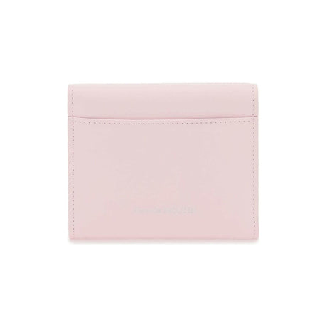 Venus Pink Compact Skull Wallet ALEXANDER MCQUEEN JOHN JULIA.