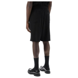 Black Wool-Blend Shorts AMI ALEXANDRE MATTIUSSI JOHN JULIA.