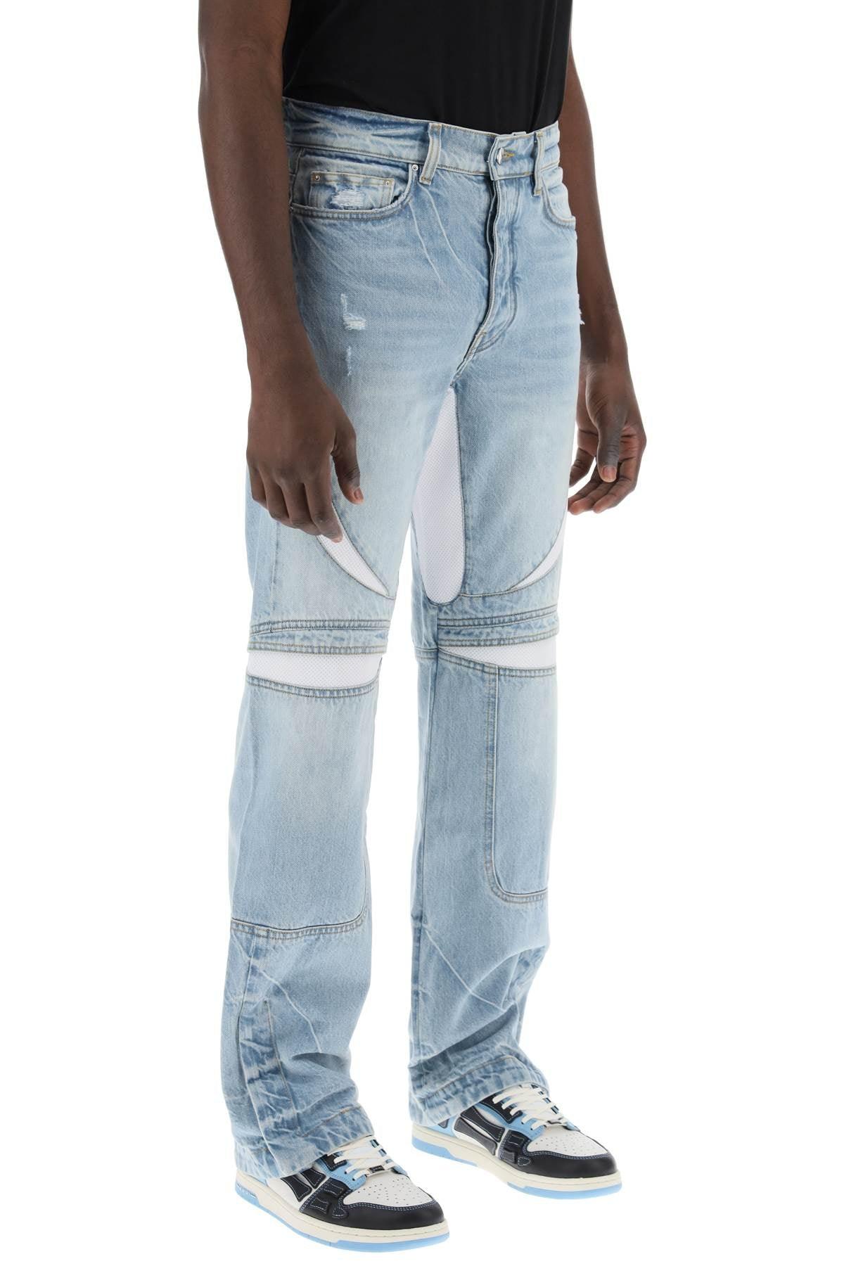 Amiri Mx 3 Jeans With Mesh Inserts - JOHN JULIA