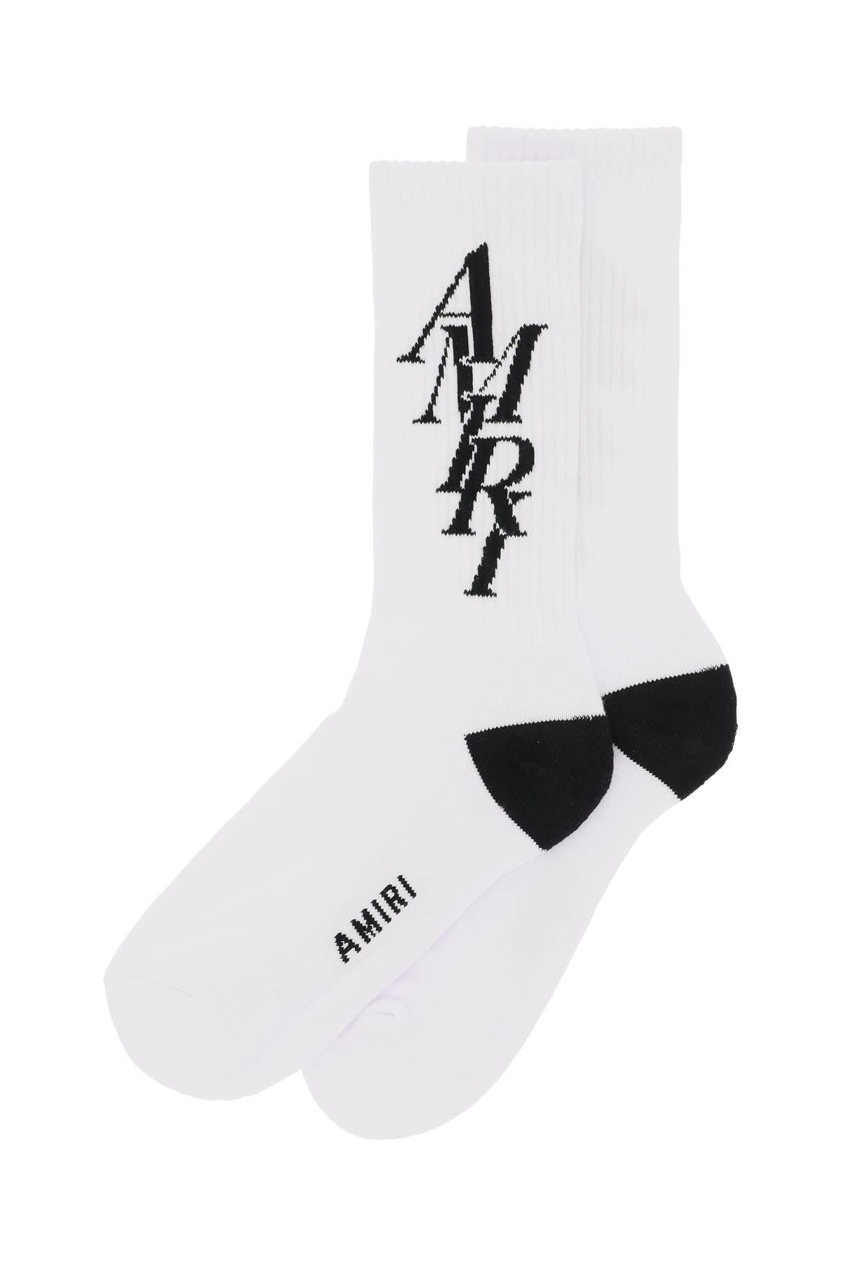 Amiri Stack Logo Socks - JOHN JULIA