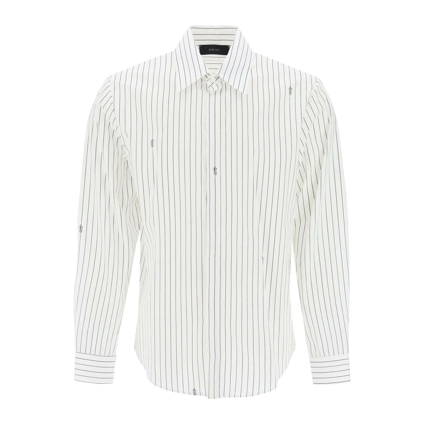 White Striped Cotton Poplin Shirt AMIRI JOHN JULIA.