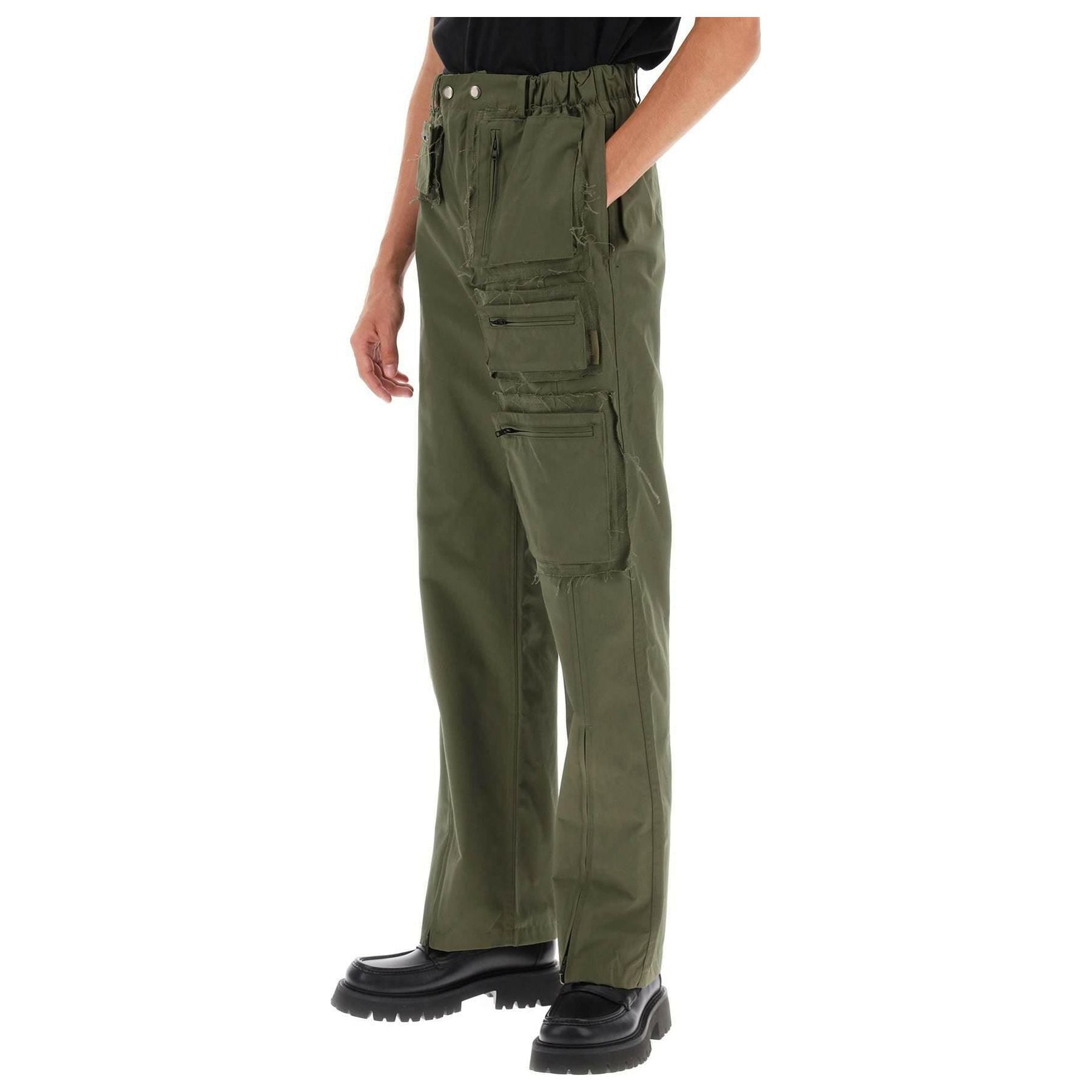 Cargo Pants With Raw Cut Details ANDERSSON BELL JOHN JULIA.