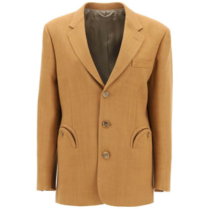 Santana Peanut Nana Single-Breasted Jacket BLAZE MILANO JOHN JULIA.