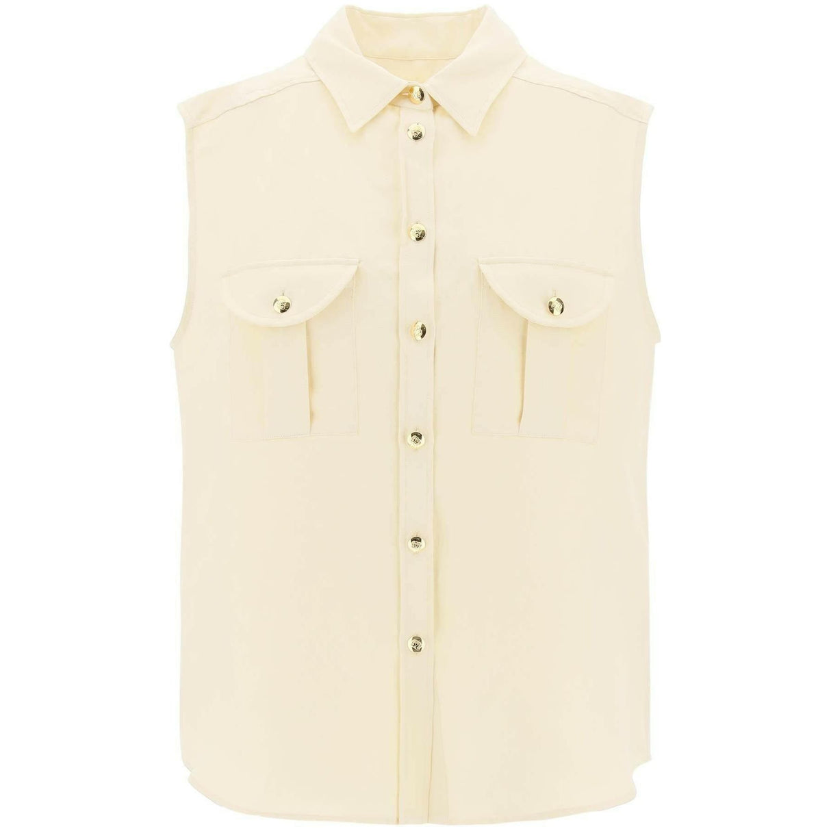 Savannah Pekín Sleeveless Shirt BLAZE MILANO JOHN JULIA.