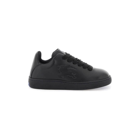 Black Leather Box Sneakers BURBERRY JOHN JULIA.