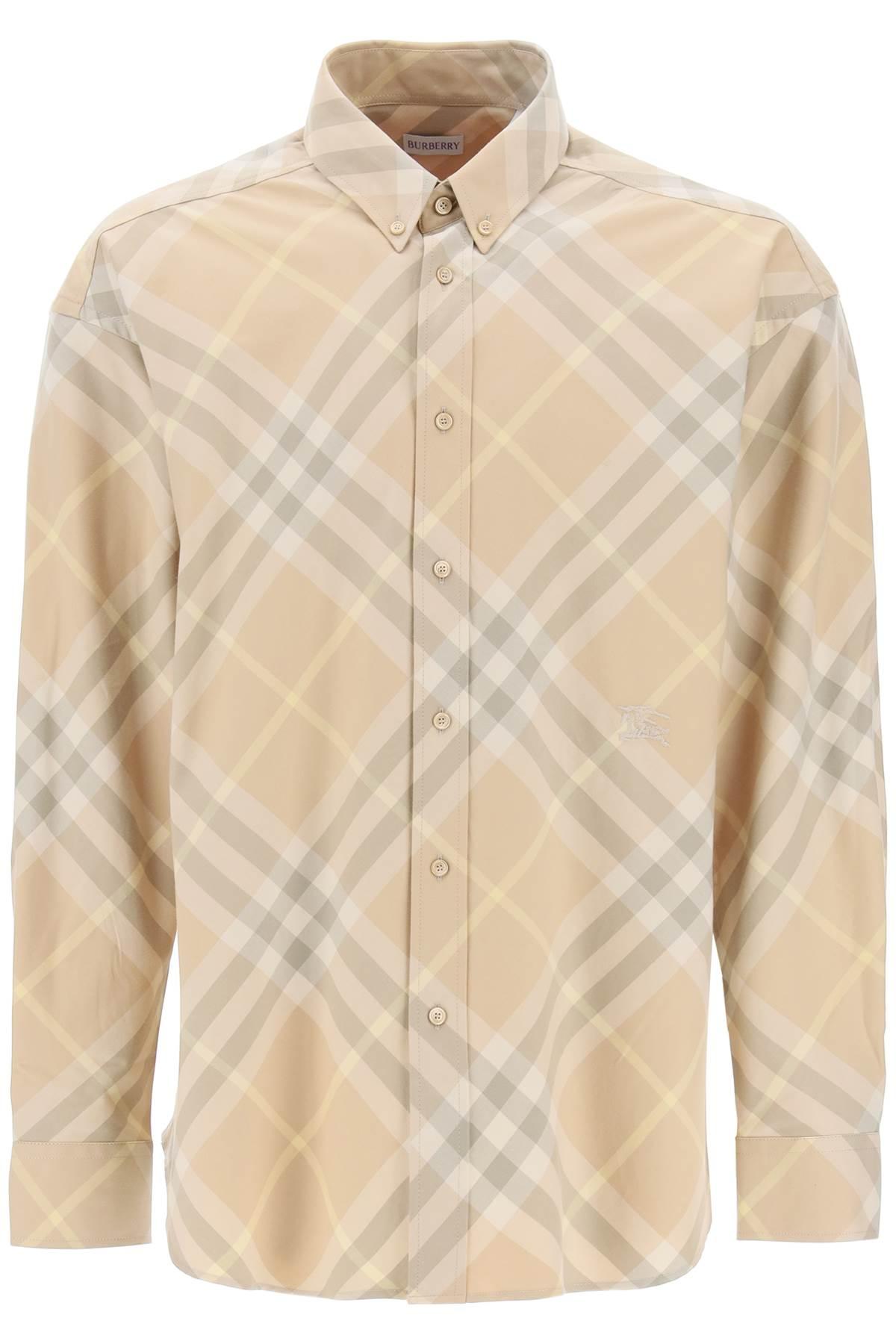 Burberry Check Cotton Shirt - JOHN JULIA