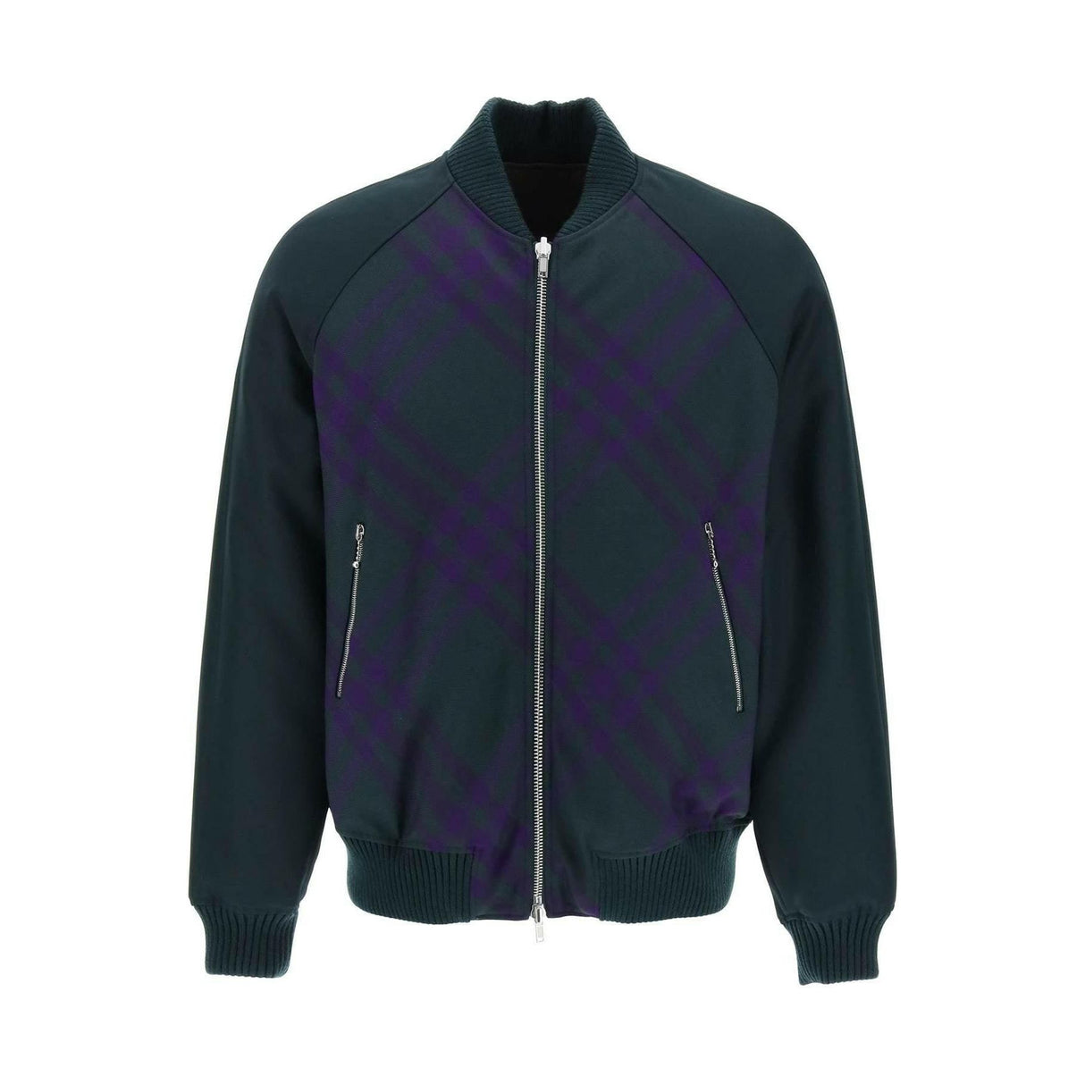 Check Reversible Bomber Jacket BURBERRY JOHN JULIA.