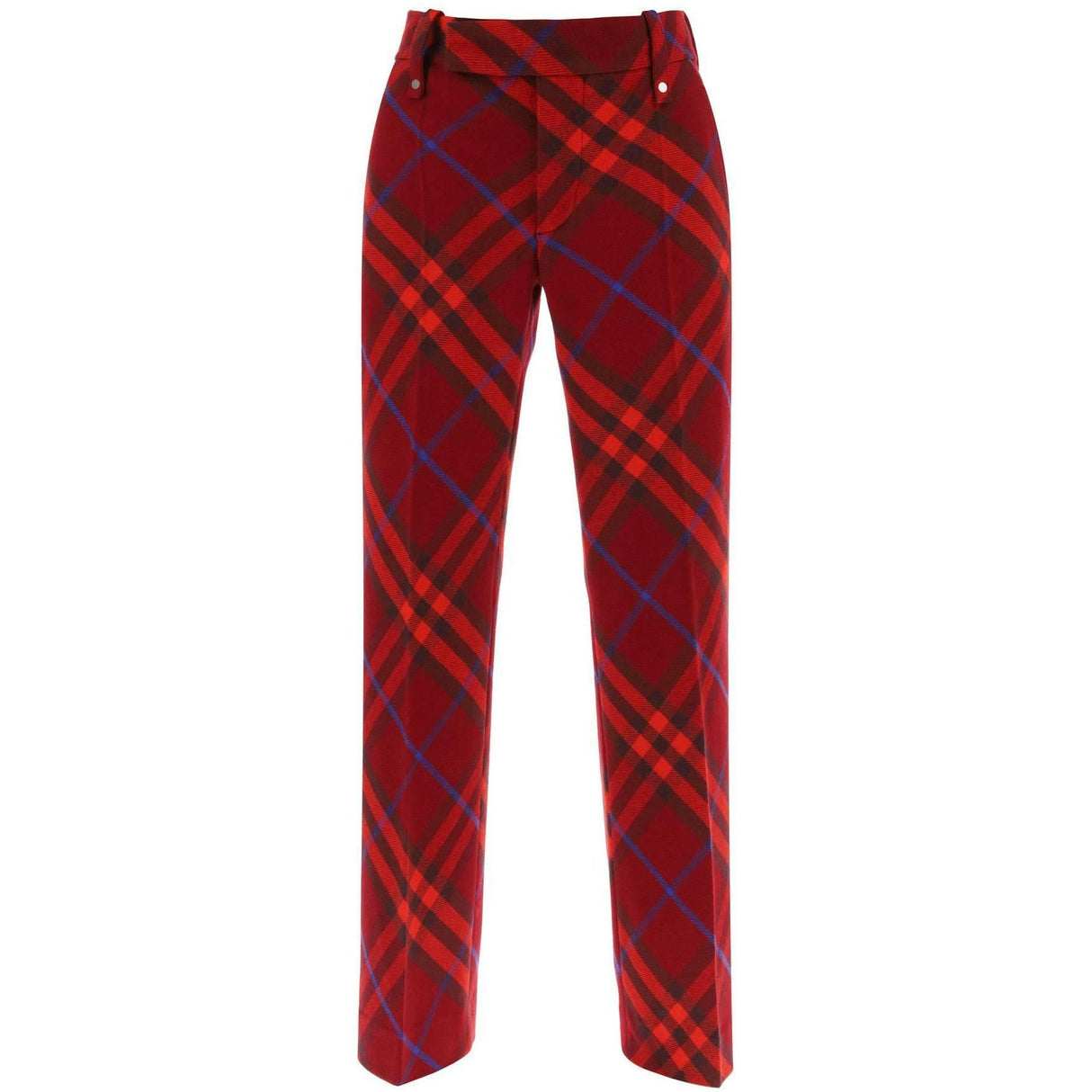 Check Wool Pants BURBERRY JOHN JULIA.