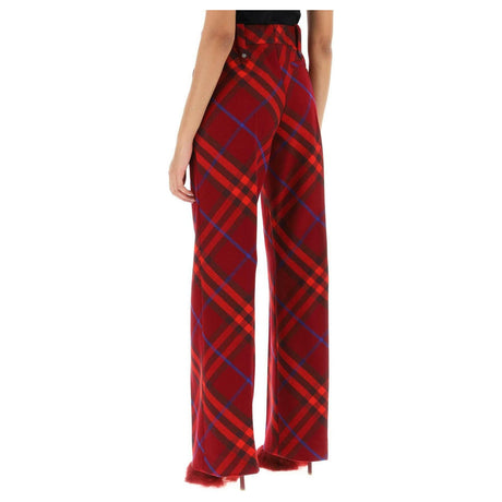 Check Wool Pants BURBERRY JOHN JULIA.