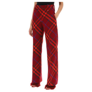 Check Wool Pants BURBERRY JOHN JULIA.