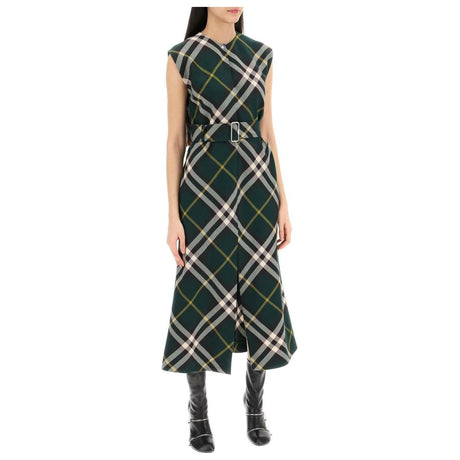 Ered Dress With Midi Length BURBERRY JOHN JULIA.